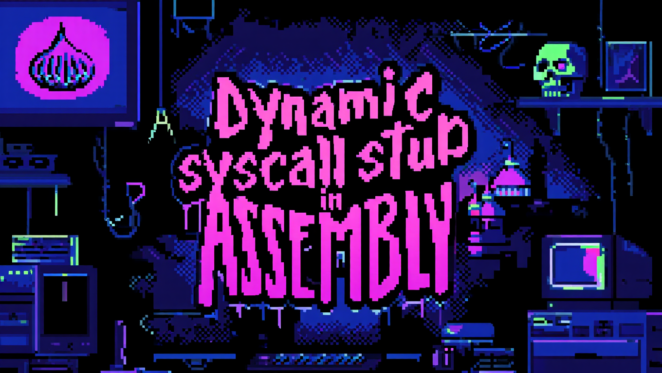 Dynamic syscall stub in Assembly 